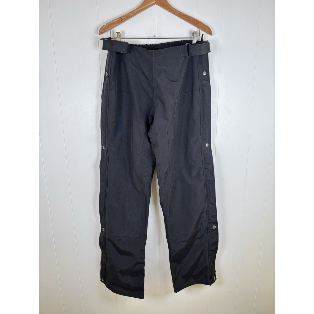 Carhartt Women's Medium Black Zipper Leg Snap Snowboard Winter Pants Adjustable